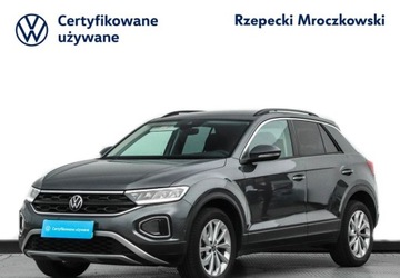 Volkswagen T-Roc I SUV Facelifting 1.5 TSI ACT 150KM 2022 Volkswagen T-Roc 1.5 TSI Life DSG 150KM Kamera Cofania Fotele Podgrzewane
