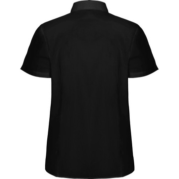 Koszula Damska Krótki Rękaw CZARNA ROLY Sofia CM5061 Horeca Rozmiar: M