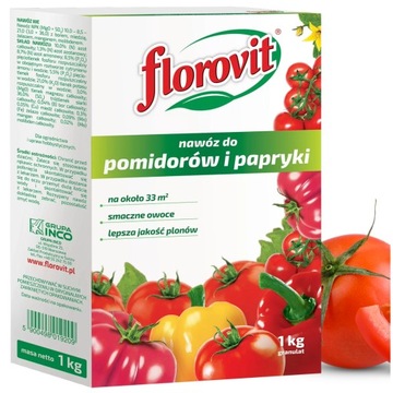Nawóz do pomidorów papryki Florovit 1kg granulat wieloskładnikowy
