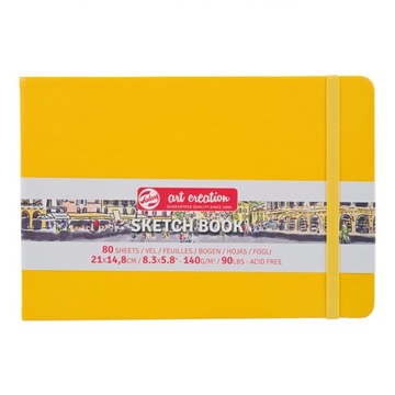 Sketch Book ArtCreation Yellow 21x14.8cm 140g 80k
