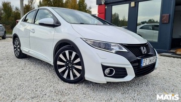 Honda Civic IX Hatchback 5d Facelifting 1.4 i-VTEC 100KM 2016 Honda Civic 1.4Benz manual Navi Kamera climatronic biala perla 1.3 99KM, zdjęcie 26