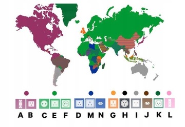 УНИВЕРСАЛЬНЫЙ ПЕРЕХОДНИК ПЕРЕХОДНИК США Великобритания ЕС ВСЕМИРНАЯ РОЗЕТКА + КОРПУС