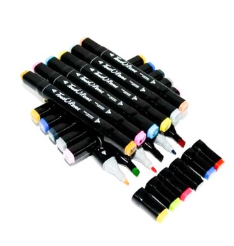 MARKERY ALKOHOLOWE FLAMASTRY ZESTAW 168 TORBA PRO