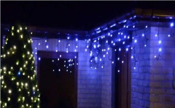 120LED НАРУЖНАЯ ГИРЛАНД ЗЕЛЕНЫЙ ТОЛСТЫЙ КАБЕЛЬ 7М