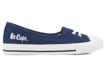 LEE COOPER LCW-23-31-1792L TENISÓWKI TEKSTYLNE BALERINKI granat