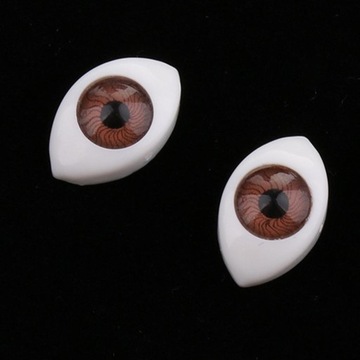 4шт овальная полая пластиковая кукла-маска с глазами