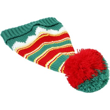 Ciepła czapka z dzianiny Świąteczna czapka typu beanie Xmas