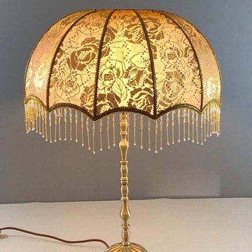 Dekoracyjny parasol przeciwsłoneczny Klosz lampy Vintage z frędzlami w