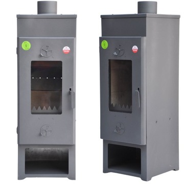Piec stalowy kominek koza Matylda 8kW szamotowy Polski EkoProjekt SOLIDNY