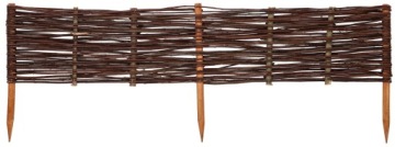 ПАЛИСАД КРОМОЧНЫЙ ПЛЕТЕНЫЙ САДОВЫЙ ЗАБОР 100X20