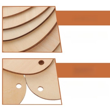 10 шт. ДЕКОРАТИВНАЯ ДЕРЕВЯННАЯ ЩЕПКА 100 ММ С ОТВЕРСТИЕМ В ФОРМЕ ЯЙЦА