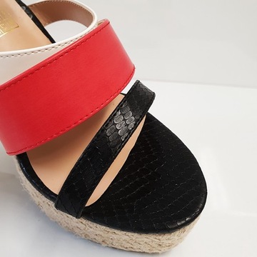 Buty damskie sandały na koturnie Guess 38 espadryl