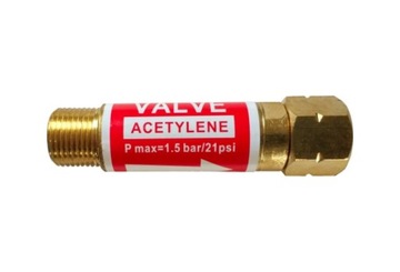 BEZPIECZNIK PRZYPALNIKOWY ACETYLEN PROPAN G3/8