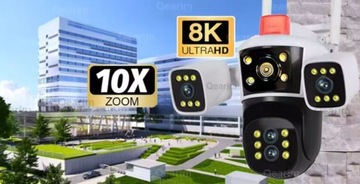 3 КАМЕРЫ ПАНОРАМНОГО НАБЛЮДЕНИЯ 6MPX LAN WiFi Zoom x 10