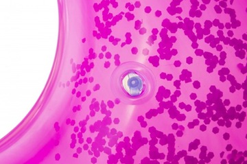 Кольцо для плавания с блестками Сердце 91см