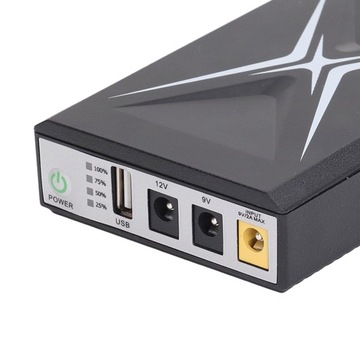 Источник бесперебойного питания Mini UPS 10400 мАч для роутера ka