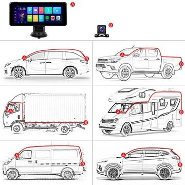 РАДИО МУЛЬТИМЕДИЙНАЯ СТАНЦИЯ МОНИТОР APPLE CARPLAY ANDROID 13 GPS WIFI 7–32 В