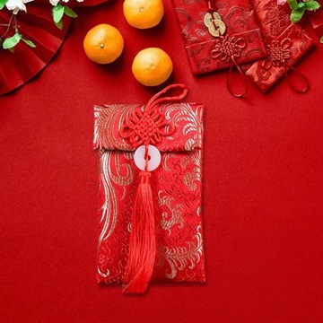 Китайский лунный Новый год, красный конверт с деньгами, подарок в стиле B, вертикальный