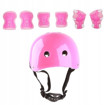 КОМПЛЕКТ ДЕТСКОГО ВЕЛОСИПЕДНОГО ШЛЕМА И ЗАЩИТЫ