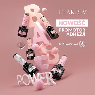 CLARESA Бескислотная основа розовая + частицы 5 г 05