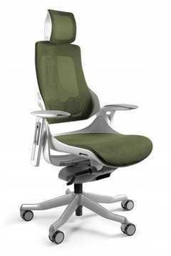 Fotel ergonomiczny WAU biurowy zielony NW46 UNIQUE / SPEŁNIA NOWE NORMY