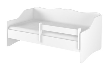 Łóżko dziecięce LULU białe 160x80 BABYBOO materac