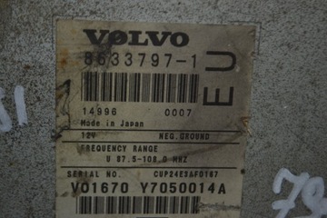 MODUL NAVIGACE VOLVO S60 86337991