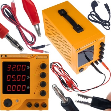 PREC. REGULOWANY SERWISOWY ZASILACZ LABORATORYJNY ROSFIX AmpRush 32V 5A