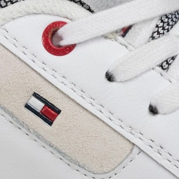 Sportowe buty męskie TOMMY HILFIGER sneakersy białe trampki r. 40 26 cm