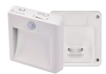 Нічник LED для розетки 230 В з датчиком EMOS P3319