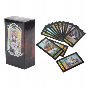 ZESTAW KLASYCZNYCH KART TAROTA PROMIENNY JEŹDZIEC TAROT 78