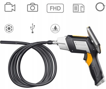 ЭНДОСКОПНАЯ ИНСПЕКЦИОННАЯ КАМЕРА 5М 6LED FULL HD 64ГБ МАСТЕРСКАЯ IP67 INSKAM LC