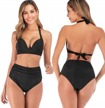 Strój kąpielowy PUSH-UP WYSOKI STAN XL (S106)