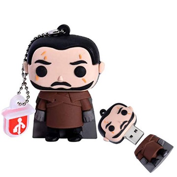 PENDRIVE USB SZYBKI FLASH DRIVE ULTRA PAMIĘĆ ZAWIESZKA PEN JON SNOW 16GB
