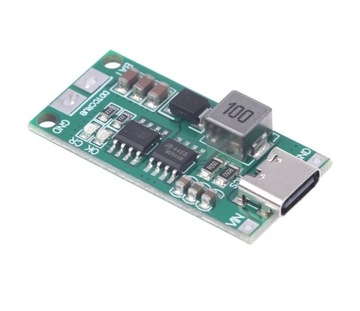 Литий-ионный аккумулятор Step-Up и зарядное устройство 3S 12,6 В 4 А USB-C 18650 0184