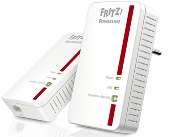 Transmiter sieciowy AVM FRITZ! Powerline 1000E set