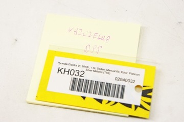 KH032 HYUNDAI ELANTRA VI TĚSNĚNÍ PRAVÝ PŘEDNÍ