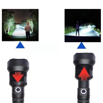 МОЩНЫЙ СВЕТОДИОДНЫЙ СТРОБОСКОП ZOOM P80 ВОЕННЫЙ ФОНАРЬ С 4 РЕЖИМАМИ СВЕТА ХИТ!!!