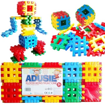 WAFLE KLOCKI KONSTRUKCYJNE KOSTKA ADUSIE 60 EL