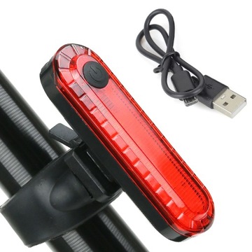 СВЕТОДИОДНЫЙ ЗАДНИЙ ВЕЛОСИПЕДНЫЙ ФОНАРЬ ВЕЛОСИПЕДНЫЙ ФОНАРЬ, заряжаемый через USB-порт, ДЛЯ ЗАДНЕЙ ЧАСТИ ВЕЛОСИПЕДА