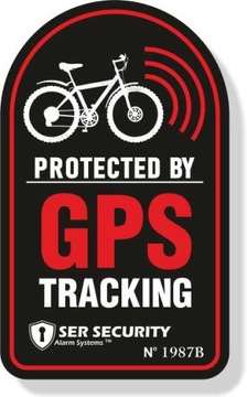 Naklejka GPS TRACKING - POJAZD MONITOROWANY