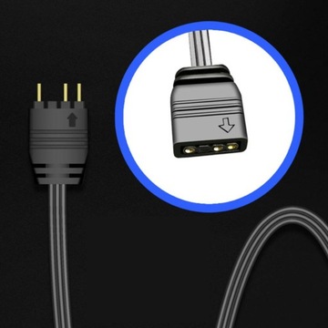 КОНТРОЛЛЕР ARGB 3PIN SATA 5V ИСТОЧНИК ПИТАНИЯ