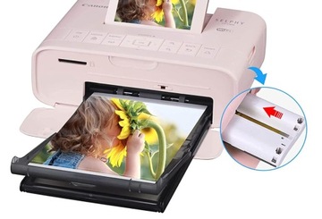 ЗАМЕНА БУМАГИ + ЧЕРНИЛА CANON KP-108IN ДЛЯ CANON SELPHY CP910 CP1000 CP1200