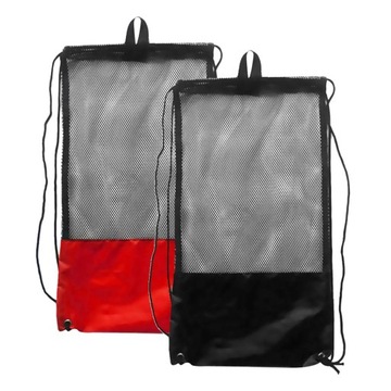 2 Pieces Heavy Duty Mesh Gear Equipment Backpack