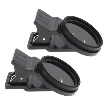 Uniwersalny klips do telefonu komórkowego Polaryzator 37mm CPL