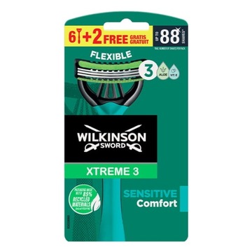 Maszynka do Golenia WILKINSON Xtreme 3 Comfort Sensitive 8 szt