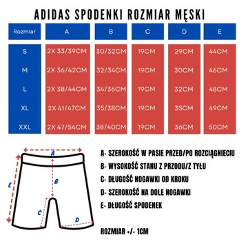 Adidas komplet piłkarski z NADRUKIEM herbu S W-F