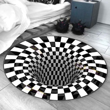 Dywan z iluzją optyczną 3D Vortex Dywan z