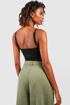 BOOHOO BASIC ЧЕРНЫЙ БОДИ R.M T306014