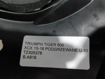 СИДЕНЬЕ TRIUMPH TIGER 800 XCX 15-18 ПОДОГРЕВ U-11 T230537